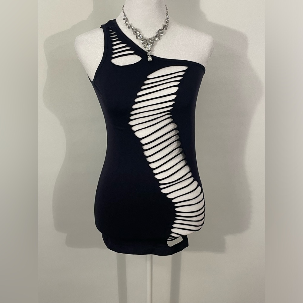 Mini black dress